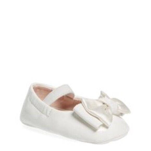𝅺ruby & Bloom Infant 'Elsie' Mary Jane Flat White - Picture 8 of 8